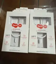 Lot of 10 Tech21 Evoclear iPhone 15 Pro 6.1" w/Magsafe Phone Cases