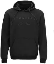 [FIL] Men's Hoodie Embroidered Fleece Pullover Jumper Sweatshirt - Brooklyn New York