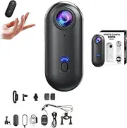 The Snap Cam, Snapcam Camera, Body Cameras with Audio and Video Recording, 4k Mini Handsfree Bodycam, Horseback Riding Camera for Recording, Work, Travel, Pet Walking (1080, 1set-a)