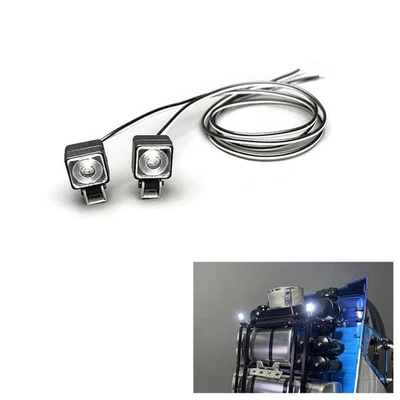 Plastic Spotlight 2.2-3V for DIY 1/14 Tamiya RC Tractor Truck Car Loader Dumper