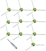Fuyoda side brushes for irobot Roomba, Replacement Parts for irobot Roomba i,e & j Series,i3 i3+ i4 i6 i6+ i7 i7+ i8 i8+ E5 E6 E7 Vacuum,Replenishment Kits with 10 Edge-sweeping Side Brushes.