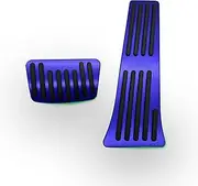 Rxmgf Brake Pedal Gas Accelerator Pedal Cover Compatible with Kia K5 2021-2024 Kia Cadenza 2017-2024 Sorento 2016-2024 Sportage 2017-2024 Stinger 2018-2023 (Blue)