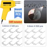 1000PCS Hot Stapler Staples For Car Bumper Fender Welding Gun Plastic Repair Kit