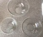 Vintage Set of 3 PYREX Clear Nesting Mixing Bowls Glass 322 323 325 New
