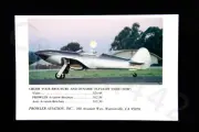 PROWLER Aviation Inc Fold Out Specs Brochure Mailer Rare Watsonville CA USA NEW