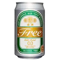 在飛比找momo購物網優惠-【台酒】金牌FREE啤酒風味飲料 330mlx24/入(無酒