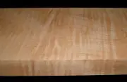 1-15/16"x7-1/4"x39" M2409-838 Curly Tiger Maple Lumber Wood FLAMING FIGURE