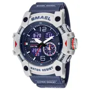 Outdoor Sports Watch Cool Double Display Luminous Electronic Watch Stopwatch Alarm Clock
