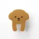 日本 TOYO CASE 無痕壁貼折手手掛勾附口袋/ 04 Toy Poodle