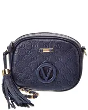 Valentino by Mario Valentino Nina Dollaro Monogram Leather Crossbody