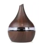 Air Diffusers 300Ml Wood Grain Usb Electric Aroma cotton Aromatherapy
