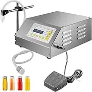 5-3500ml Digital Control Liquid,Juice Water Liquid Filling Machine Dosing Filler Bottle with Pedal, for Snacks, Dry Goods, Beverages, Daily Necessities