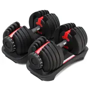 LSG Adjustable Dumbbells Weights 2.5kg-24kg (Pairs)