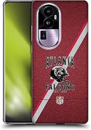 Head Case Designs Officially Licensed NFL Football Stripes Atlanta Falcons Logo Art Soft Gel Case Compatible with Oppo Reno10 Pro+