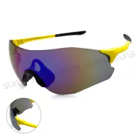 在飛比找momo購物網優惠-【SUNS】大框防爆運動太陽眼鏡 耀眼黃 防滑頂規墨鏡 S5