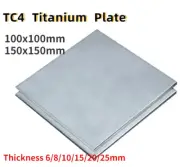 TC4 Thick Titanium Alloy Plate Thick Ti Sheet Thickness 6/8/10/15/20/25mm Metal