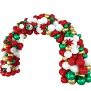 NNEOBA Christmas Balloon Garland Arch Kit (153 Pcs)
