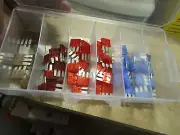60 FUSES,15,10,7.5 & 5 AMP,3 BLADES MICRO 3 MINI FUSE IN A BOX,MADE IN USA.4.9.