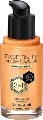 Max Factor Facefinity 3-in-1 Foundation Warm Honey 78
