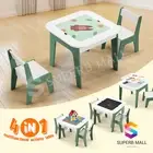 Kids Table and Chair Chalkboard Drawing Activity Desk Toy Play Storage Furniture