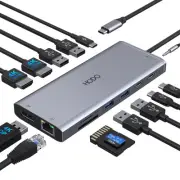 USB C Docking Station Dual Monitor HDMI for Dell HP, Laptop Docking Station 3...