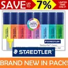 NEW IN PACK 8x Staedtler 364 TextSurfer Highlighters Assorted Colours Wallet