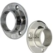 2X PIECES Stainless Steel Handrail Flange Base Plate