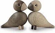 Kay Bojesen 1 Pair of Wooden Figurines 9 cm Songbirds Decoration