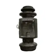 Vintage Brass and Steel Kerosene Carriage Lantern