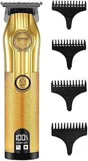 Professional Hair Trimmer Gold Clipper For Men Rechargeable Barber Cordless Hair Cutting T Machine Hair Styling Beard Trimmer-Gold