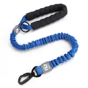 Pet Telescopic Traction Rope Mountain Climbing Hook Dog Traction Rope-Navy Blue