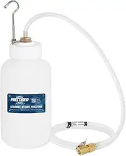 FIRSTINFO A11563H 1 Liter High Pressure Brake Fluid Bleeder Receiving Bottle with Fixing Clamp & Non-Return Check Valve and Hanging Hook