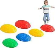 Stepping Stones Kids Play Stepping Stones for Kids Non-Slip Stackable Stepping Stones for Kids, Sensory Stepping Stones, Exercise Balance Game for 3-8 Years Kids