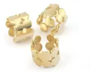 Adjustable Ring Raw Brass (18mm 8US inner size) 3216 ring20