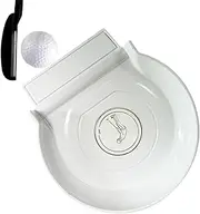 Golf Hole Putting Cup - All-Direction Aluminum Alloy Putter Regulation Cup | Hole Putting Cup | Indoor Outdoor Putting Green Trainer for Adults Kids Improve Putting Chipping Full Swing Skills