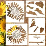 Large Flower Stencils for Painting Sunflower Stencils for Walls 14 Floral