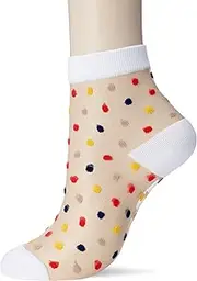 [Richer Poorer] Richer Pourer Confetti Women's Socks, Multicolor, Made in Japan, OS (Free Size), multicolor