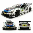 BMW M4 DTM Toy Car 1:24 Scale Diecast Metal Model Car for Boy with Light White