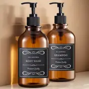 1/2/3 Pcs 16oz Soap Dispenser Wall Mounted Holder Hooks Tray Set with 6 Labels