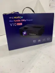 WiFi Bluetooth Projector, WEWATCH Native 1080P Mini Portable Projector, 260"
