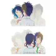 New Your Name Mitsuha Miyamizu and Taki Tachibana Anime Decal Sticker Car Laptop