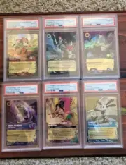 PSA 10 DISNEY LORCANA PROMO SET OF 6 D23 EXPO 2024 ENCHANTED FOIL