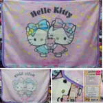 牛牛ㄉ媽*日本進口正版商品~HELLO KITTY小毛毯 KITTY幼稚園兒童被車用被凱蒂貓空調膝掛毯 相親相愛款