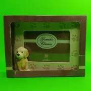 Yomiko Dog Photo Picture Frame Russ Berrie 4x6 Dimensional Yellow Labrador