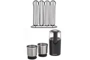 Coffee Essentials: Leaf & Bean Grinder + Capsule Holder