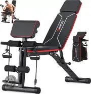 GIKPAL Adjustable Weight Bench - Workout Bench Press for Home Gym, Foldable I...
