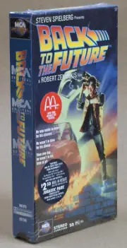 New/Sealed 1994 Back To The Future VHS. Mcdonalds Promotional. No UPC-N.mint