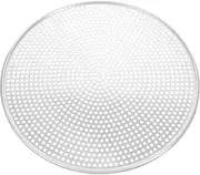 Yardwe 16-inch Round Perforated Pizza Baking Pan Metal Pizza Plate with Holes for Oven Pizza Baking Serving
