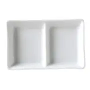 Vertex AVD2 Ventana 2 Compartment Sauce Dish