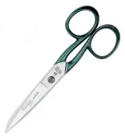ROBERT KLAAS HANDMADE GERMAN SOLINGEN PROFESSIONAL SHEARS SCISSORS 6" GREEN